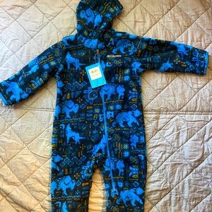 Columbia fleece bunting 18-24 mos. New with tags.